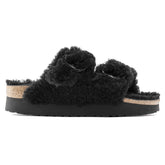 Ciabatta PAPILLIO Ariziona Big Buckle Fur Teddy Black 1021705 - Sergio Fabbri